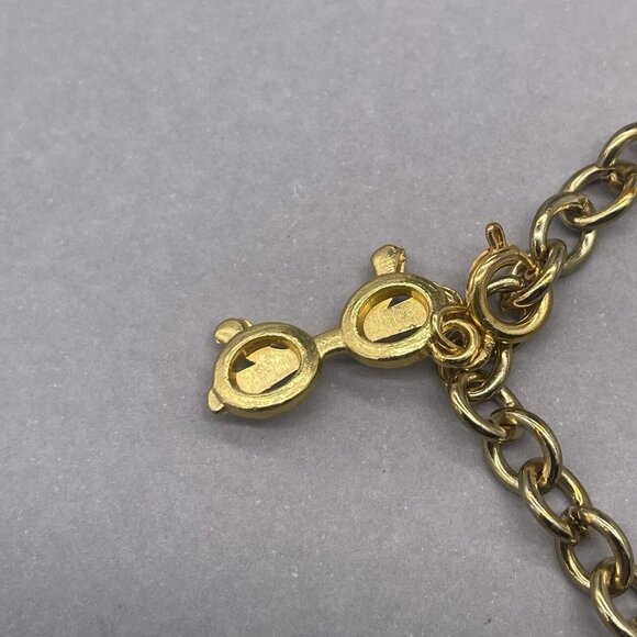 Diamond International Gold Tone Charm Bracelet - Picture 4 of 4